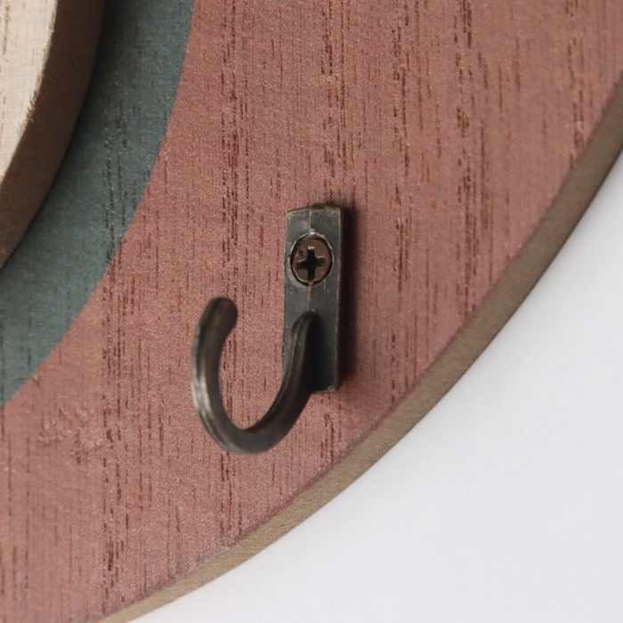 Крючки декоративные дерево Крючки декоративные дерево "Абстракция. Половина круга и круг" 1,5х19х23,5 см