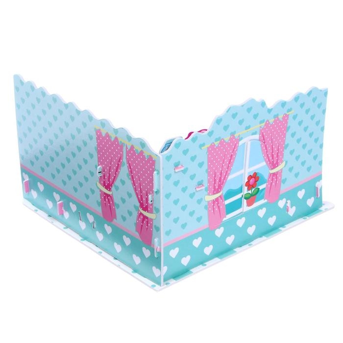 3D Конструктор из пенокартона «Комната принцессы», 54 детали 3D Конструктор из пенокартона «Комната принцессы», 54 детали