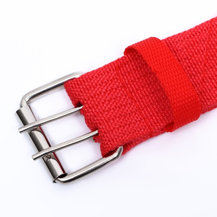 Ошейник четырехслойный светоотражающий с вертлюгом, 71 х 5 см, ОШ 55-65 см, красный Ошейник четырехслойный светоотражающий с вертлюгом, 71 х 5 см, ОШ 55-65 см, красный