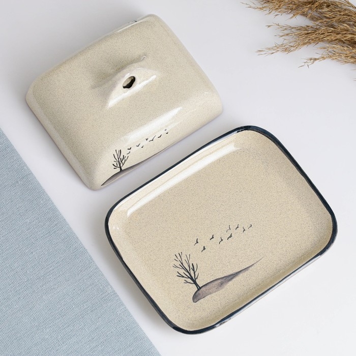 Масленка Масленка "Псковская" 18х14х8см, лирика