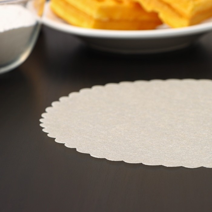 Подложка подпергамент «Ромашка», d=18 cм, набор 300 шт Подложка подпергамент «Ромашка», d=18 cм, набор 300 шт