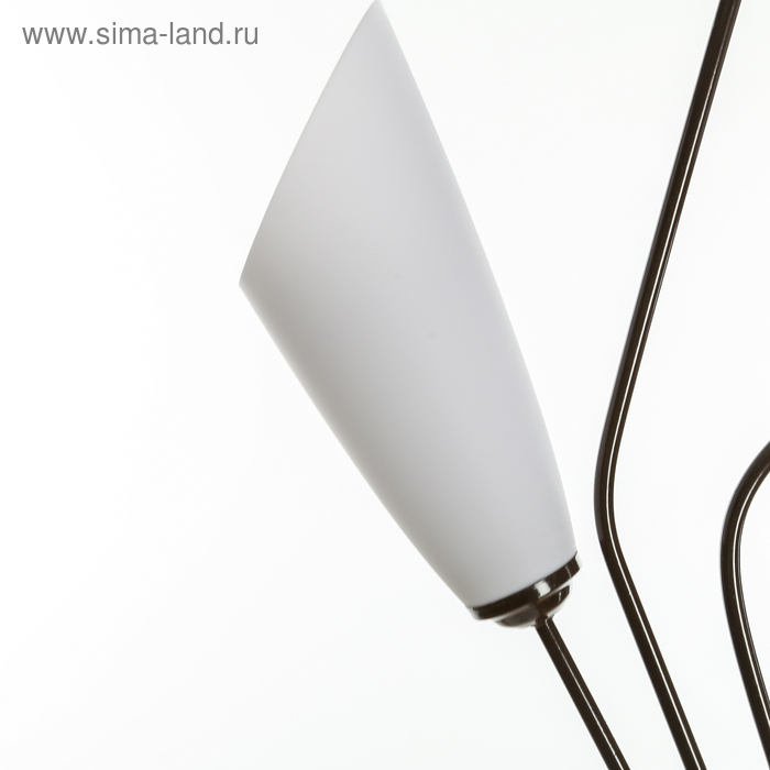 Торшер "Изгиб" 3x15Вт E27 коричневый