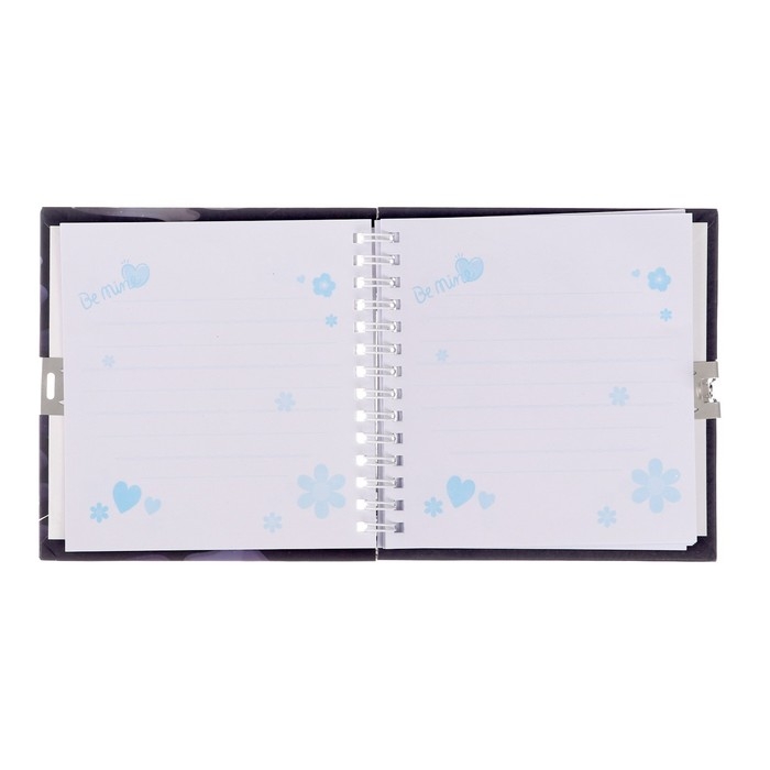 Записная книжка подарочная на замочке, А6, 45 листов, в линейку "Космонавт"