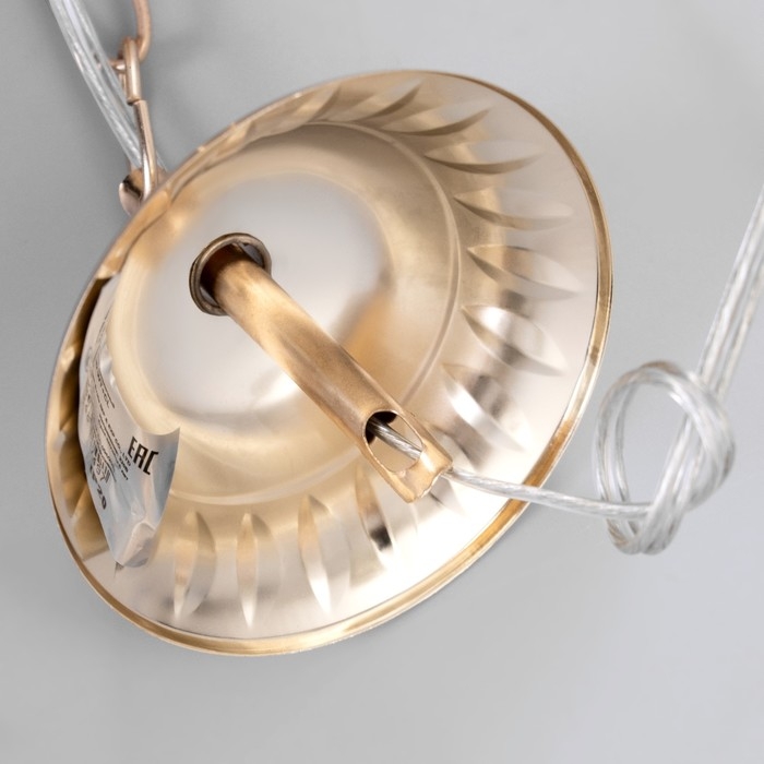 Люстра Люстра "Эбби" 5х60Вт Е27 Золото 46х46х88(48)см