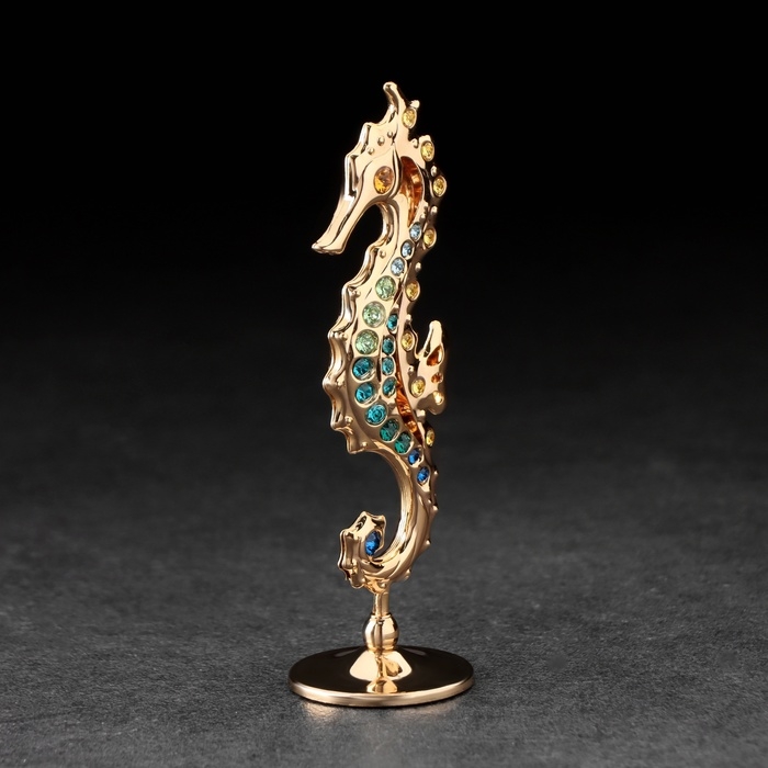 Сувенир Сувенир "Морской конёк", с кристаллами