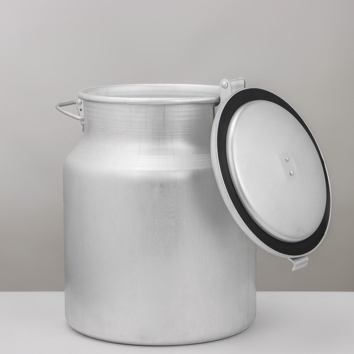 Бидон алюминиевый, 18 л, с крышкой Бидон алюминиевый, 18 л, с крышкой