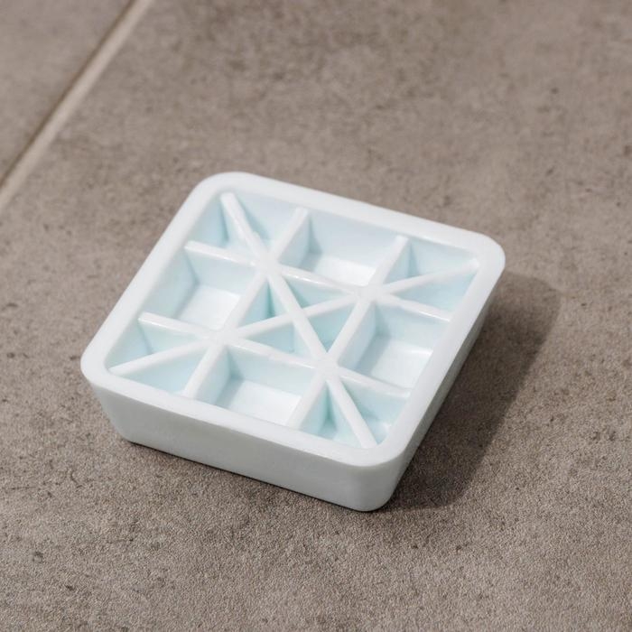 Антивибрационные подставки «Доляна», 4 шт, квадратные, цвет белый Антивибрационные подставки «Доляна», 4 шт, квадратные, цвет белый