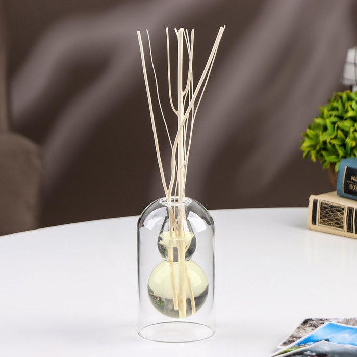 Диффузор ароматический в подарочной упаковке Диффузор ароматический в подарочной упаковке "Aromame", гардения жасминовидная, 120 мл