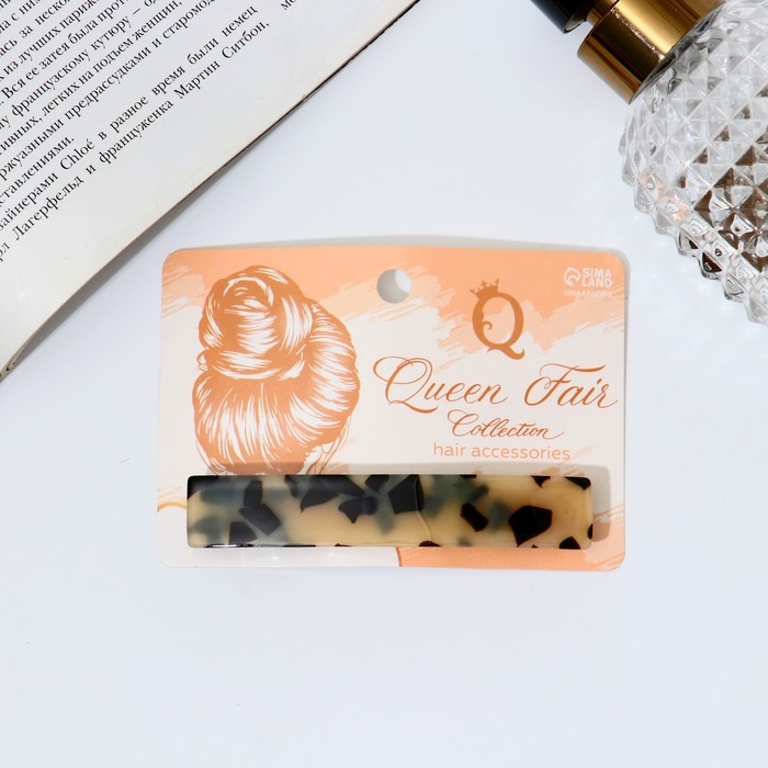 Заколка-автомат для волос Заколка-автомат для волос "Вета" лео и классика, 8,5 см, микс