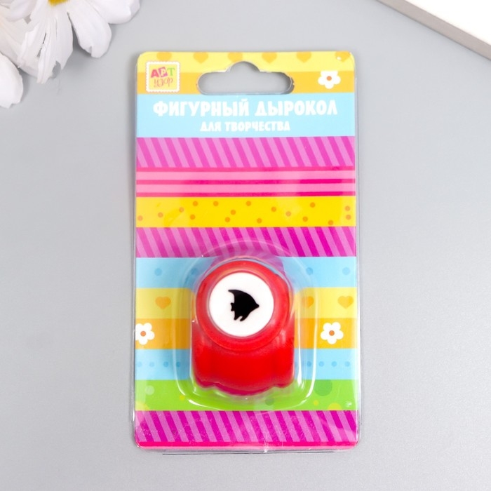 Дырокол фигурный Дырокол фигурный "Рыбка" d=0,8 см МИКС 3х2,5х2,5 см 64071