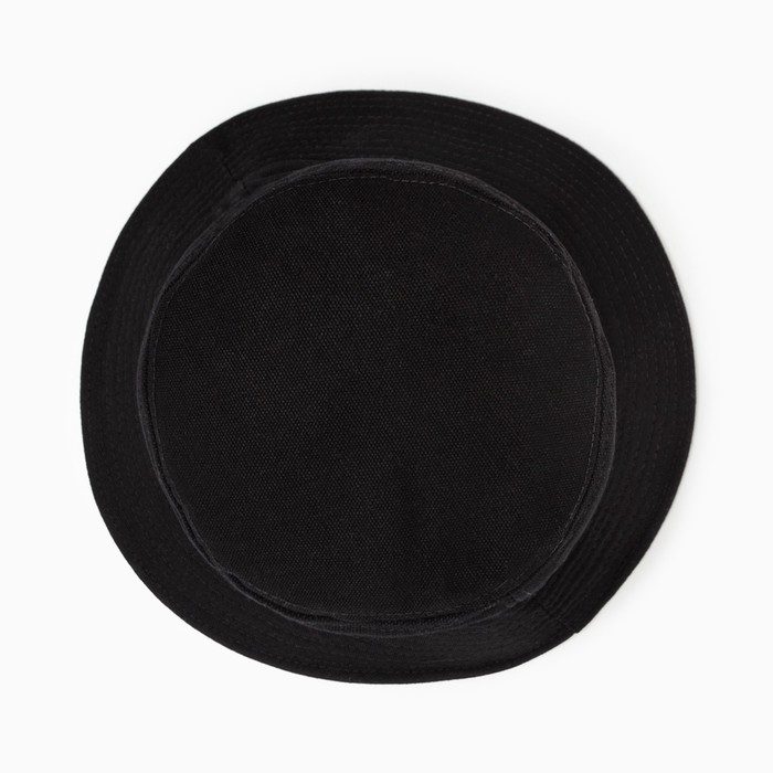 Панама MINAKU с надписью, цвет чёрный, размер 56-58