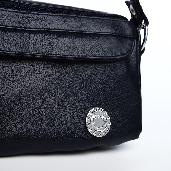 Сумка кросс-боди на молнии, цвет синий Сумка кросс-боди на молнии, цвет синий