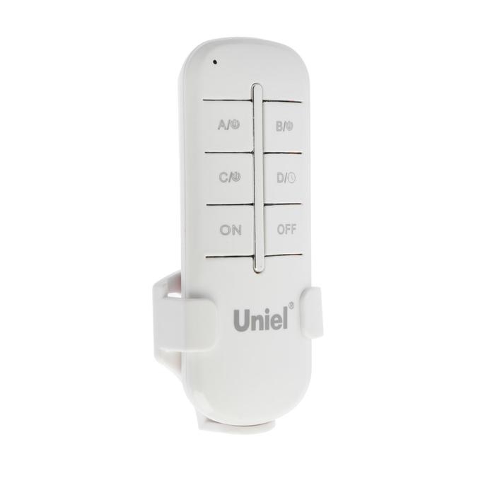 Пульт управления светом Uniel, 3 канала х 1000 Вт, радиус действия 30 м Пульт управления светом Uniel, 3 канала х 1000 Вт, радиус действия 30 м