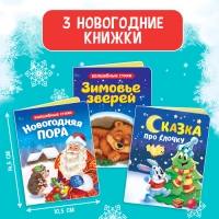 Игровой набор с проектором «Новогодний проектор», 3 книжки со сказками, 3 слайда, 24 картинки