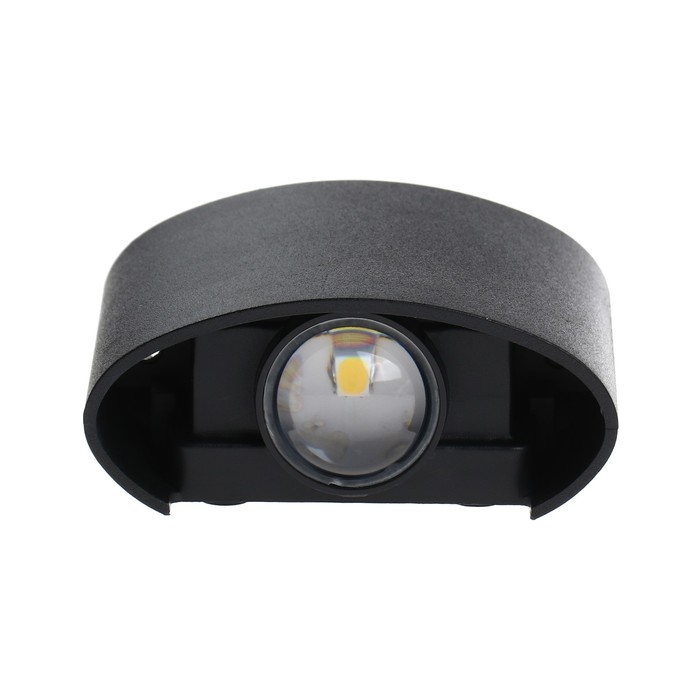 Светильник фасадный «Полусфера», FSD-074, 2 Вт, 4000К, 1 луч, IP65, 220 В, пластик, черный   1008420 Светильник фасадный «Полусфера», FSD-074, 2 Вт, 4000К, 1 луч, IP65, 220 В, пластик, черный   1008420