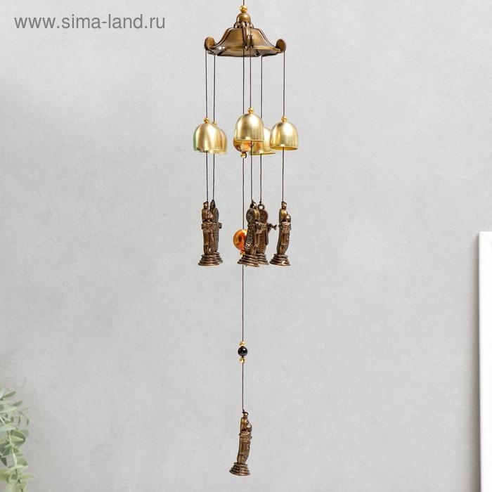 Музыка ветра металл Музыка ветра металл "Богиня" 5 колокольчиков 58 см