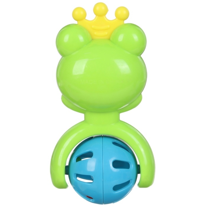 Погремушка «Принцесса Лягушка», в пакете, Крошка Я Погремушка «Принцесса Лягушка», в пакете, Крошка Я