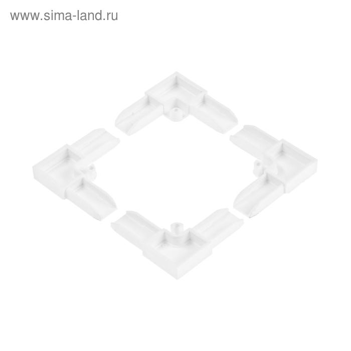 Соединительный уголок ТУНДРА, для москитного профиля Соединительный уголок ТУНДРА, для москитного профиля