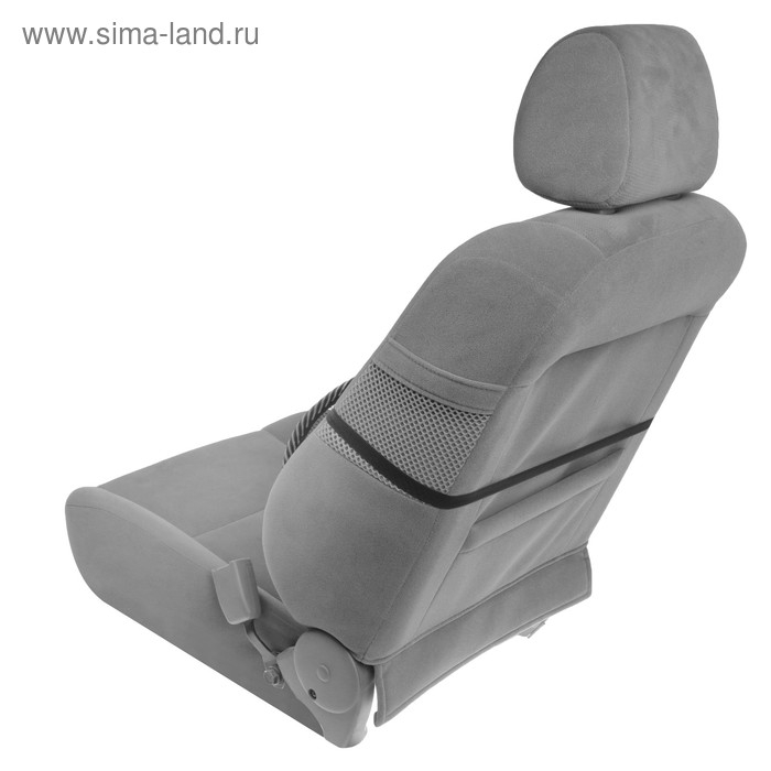 Поддержка поясничная Nova Bright сетчатая с массажером, чёрная, 40 х 39 см Поддержка поясничная Nova Bright сетчатая с массажером, чёрная, 40 х 39 см