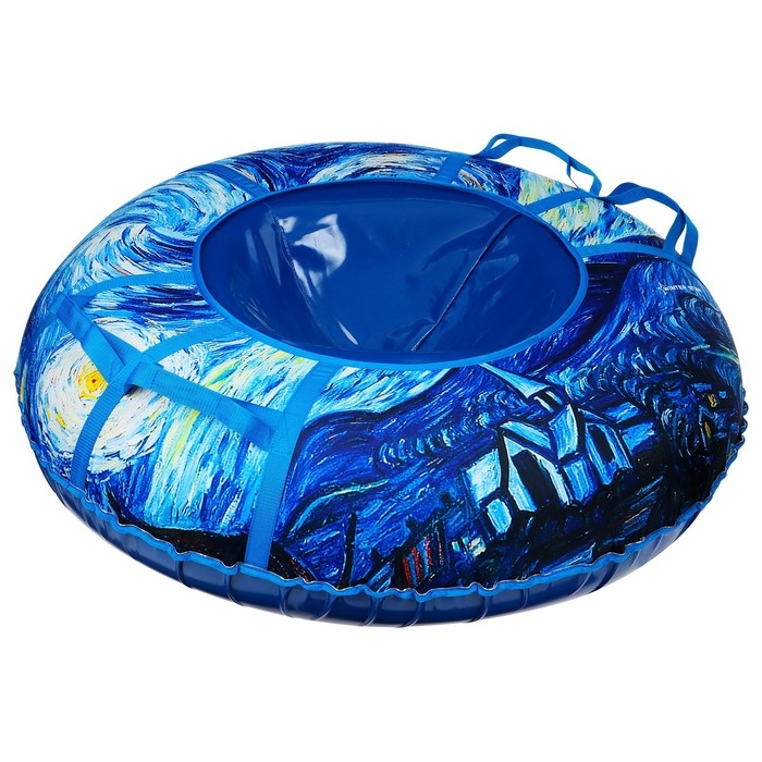 Тюбинг-ватрушка Winter Star «Звёздная ночь», LED-подсветка, диаметр чехла 120 см Тюбинг-ватрушка Winter Star «Звёздная ночь», LED-подсветка, диаметр чехла 120 см