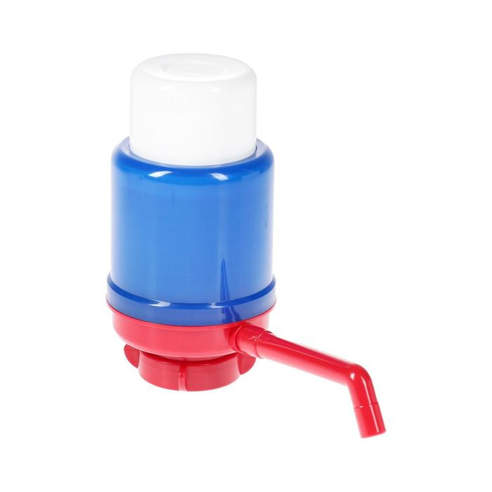 Помпа для воды  Помпа для воды "Дельфин" Эко, механическая, под бутыль от 11 до 19 л, триколор