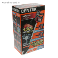 Пылесос Centek CT-2561, вертикальный, 1000/150 Вт, 0.5 л, чёрно-красный