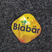 Коврик придверный влаговпитывающий Tuff, 60×90 см, цвет серый