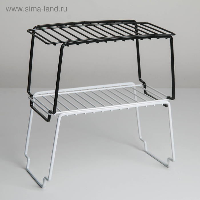 Полка универсальная Доляна, 24×14,3×14 см, цвет чёрный Полка универсальная Доляна, 24×14,3×14 см, цвет чёрный