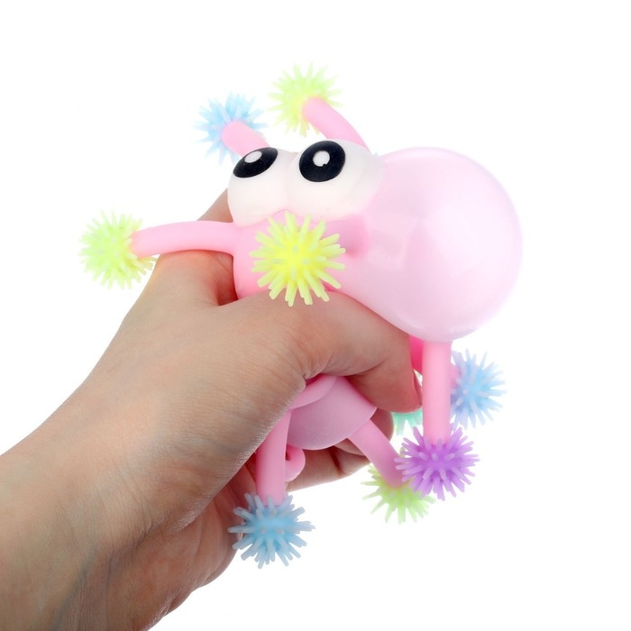 Мяч детский резиновый ёжка световой «Чудик», цвета МИКС Мяч детский резиновый ёжка световой «Чудик», цвета МИКС