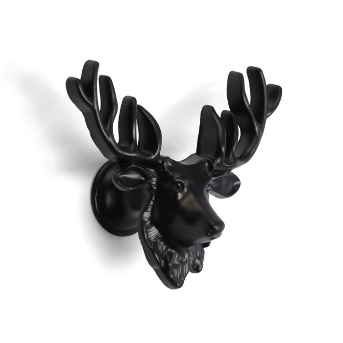 Ручка-кнопка CAPPIO PRO Ручка-кнопка CAPPIO PRO "Олень" 66 x 55 мм, цвет черный