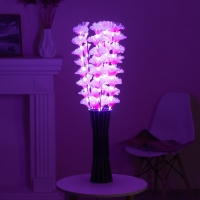 Ночник "Кальмия" 56хLED 4000К розовый 25х25х80см RISALUX