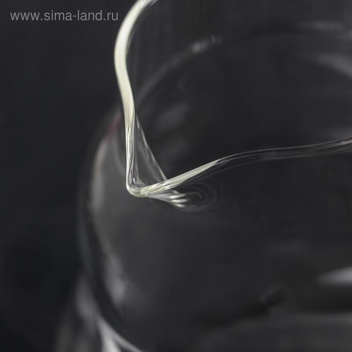 Турка стеклянная «Арабика», 300 мл, 18×8,5×10 см, деревянная ручка