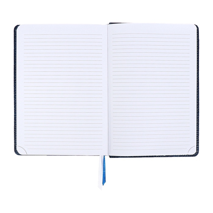 Ежедневник датированный 2025 года, A5 168 листов, Attomex. Croco, твердая обложка кожзам с поролоном, перефото, ляссе, блок 70, синий Ежедневник датированный 2025 года, A5 168 листов, Attomex. Croco, твердая обложка кожзам с поролоном, перефото, ляссе, блок 70, синий