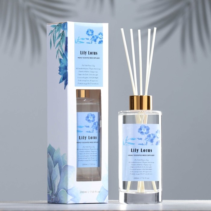 Диффузор ароматический Диффузор ароматический "Lily Lotus", 200 мл, лилия и лотос