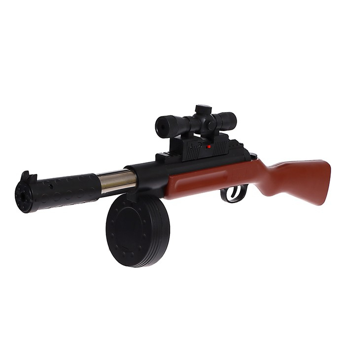 Детское оружие Автомат пневматический «ППШ», с лазером Детское оружие Автомат пневматический «ППШ», с лазером