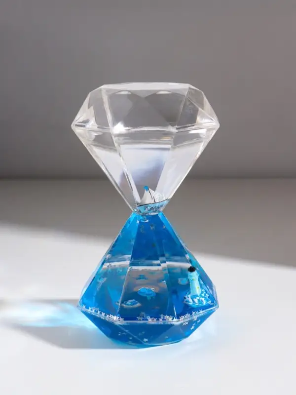 Корабль в жидкости, антистресс "Рыбацкая лодка" 13 см