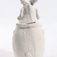 Копилка для денег &laquo;Коза-Дереза&raquo;, неокрашенная, 12.5&times;11&times;25 см, белая