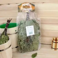 Веник для бани, дубовый, 55 см, с букетом из трав, &laquo;Добропаровъ&raquo;