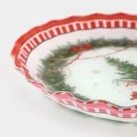 Блюдо сервировочное с бортиком "Сказочное настроение" d=25 см