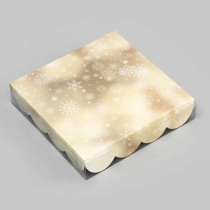 Коробка для печенья, «В ожидании Нового года!», 15×15×3 см, Новый год Коробка для печенья, «В ожидании Нового года!», 15×15×3 см, Новый год