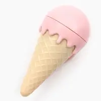 Игрушка для кошек из кошачьей мяты &laquo;Мороженое&raquo;, 5&times;4 с, на основании, розовая