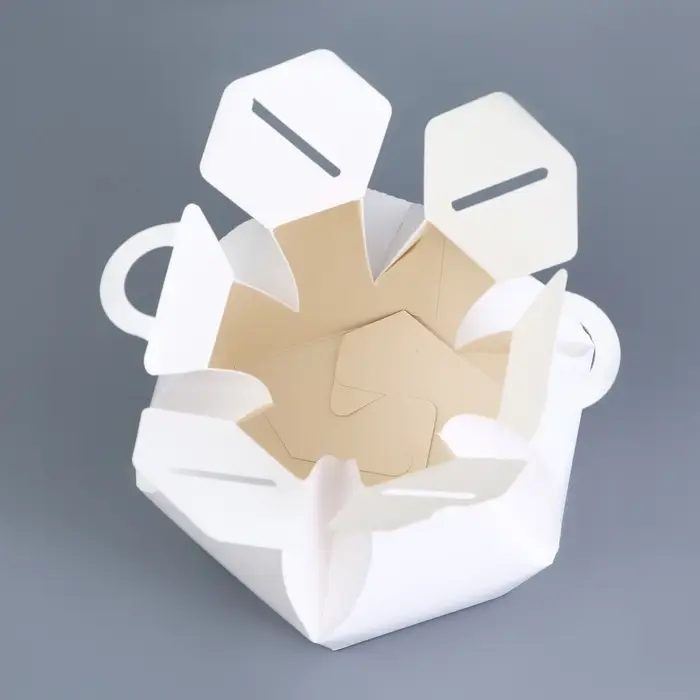 Коробка складная, 10×10×13 см, белая