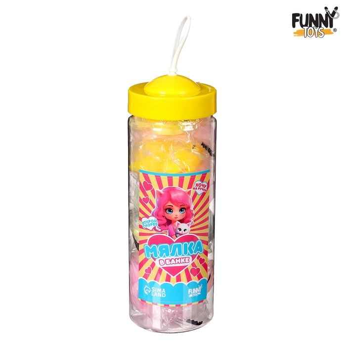 Антистресс сквиш мялка «Котик» в банке Антистресс сквиш мялка «Котик» в банке