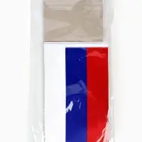 Флагшток настольный с тремя флагами России
