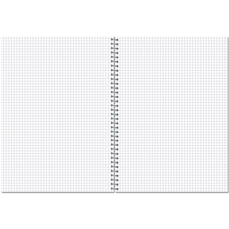 Бизнес-тетрадь А4,60л,кл,цветн.мелов.обл, ВД-лак,гребень Яркий Офис 2754