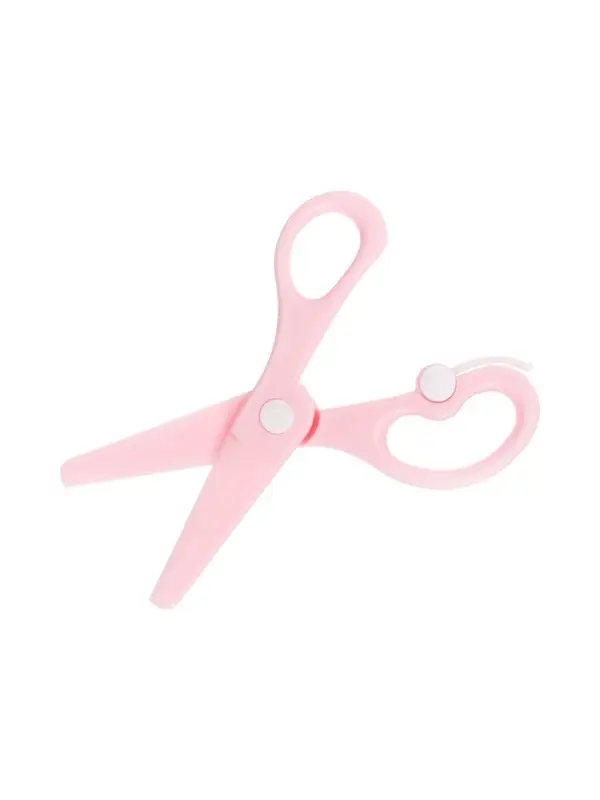 Ножницы 13см травмобезопасные пластиковые с металл лезвиями закруг концы с фиксатором МИКС Ножницы 13см травмобезопасные пластиковые с металл лезвиями закруг концы с фиксатором МИКС