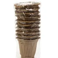 Горшок для рассады, 175 мл, d=8 см, h=8 см, торф, набор 10 шт.