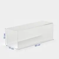 Подставка ступенька одинарная, 30&times;10&times;10 см, оргстекло 2 мм