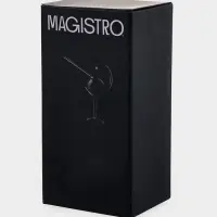 Бокал для коктейля Magistro &laquo;Лебедь&raquo;, 170 мл, 7&times;20 см, с трубочкой, стекло, прозрачный