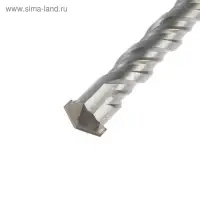 Бур по бетону ТУНДРА, двойная спираль, SDS-plus, 28&times;410 мм